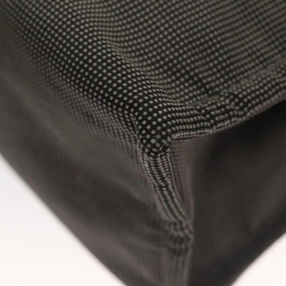 HERMES Her Line Clutch Bag Canvas Gray Auth 118940 - Picture 5 of 16